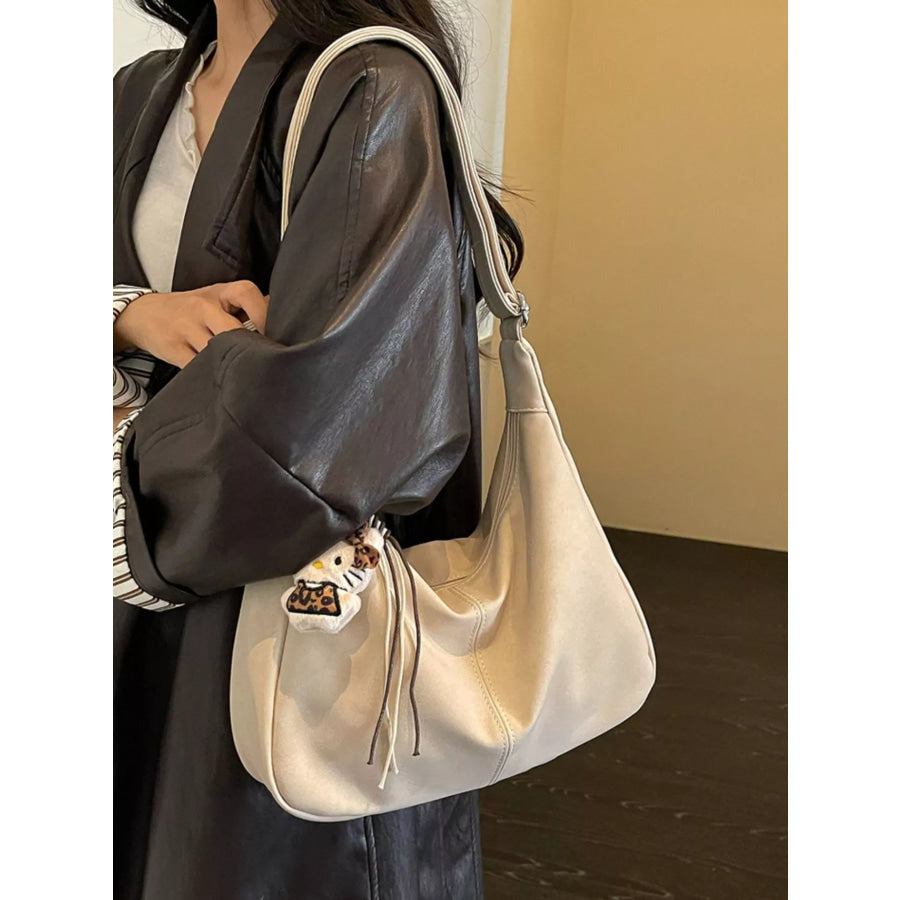 Adjustable Strap Crossbody Bag Off-white / One Size Apparel and Accessories