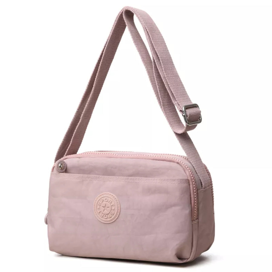 Adjustable Strap Crossbody Bag Pink / ONESIZE Apparel and Accessories