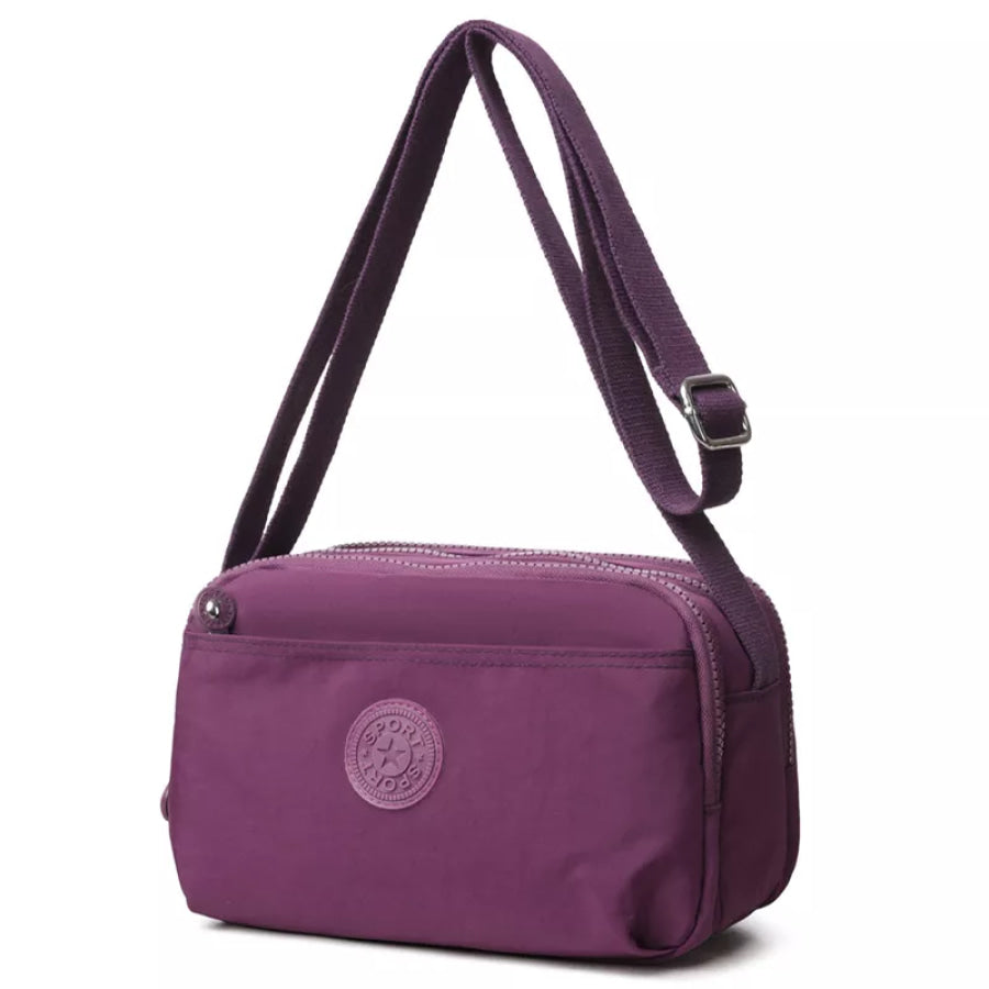 Adjustable Strap Crossbody Bag Purple / ONESIZE Apparel and Accessories