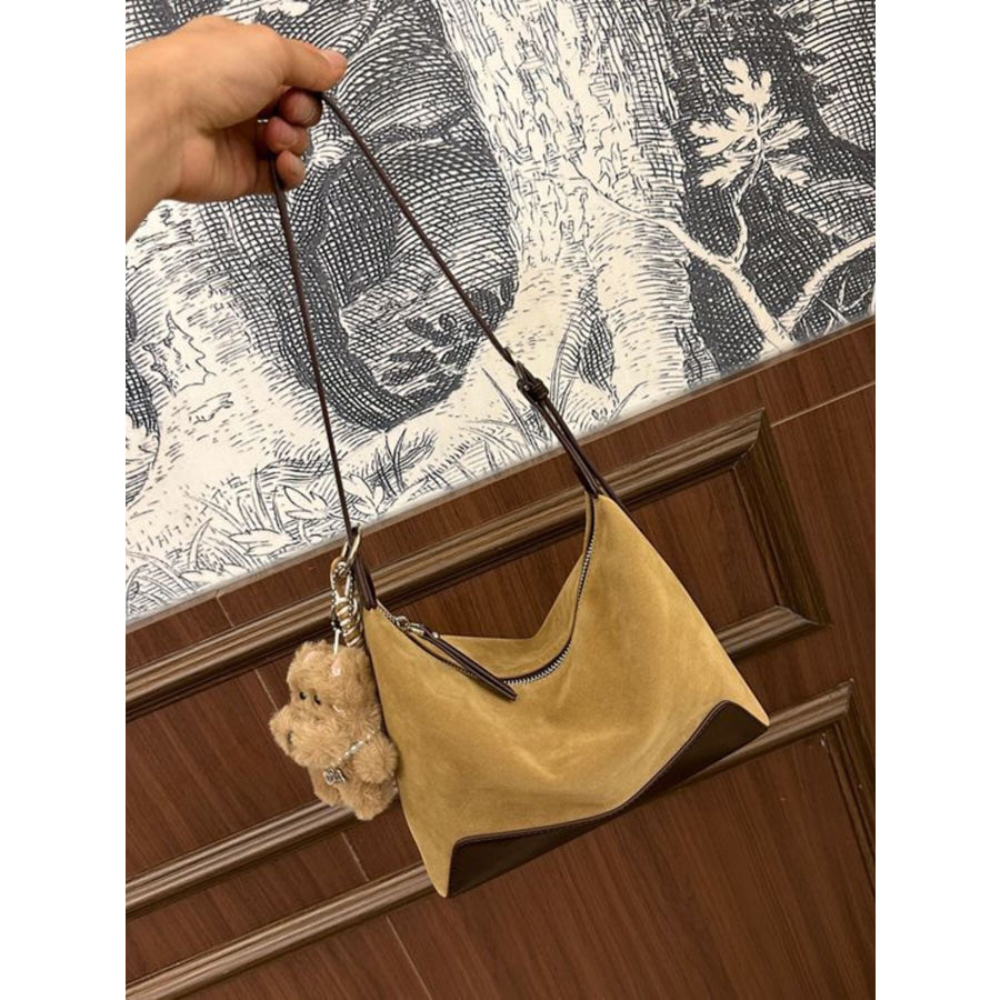 Adjustable Strap Crossbody Bag Tan / One Size Apparel and Accessories