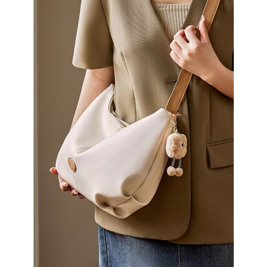 Adjustable Strap Crossbody Bag White / ONESIZE Apparel and Accessories