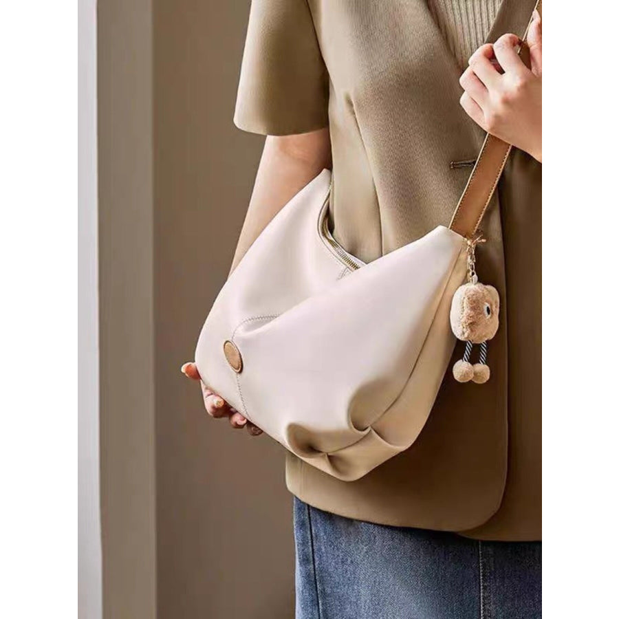 Adjustable Strap Crossbody Bag White / ONESIZE Apparel and Accessories