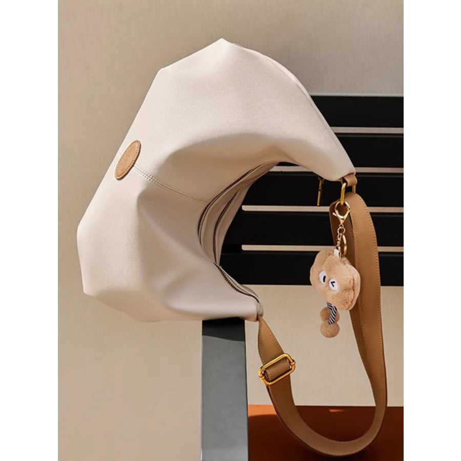 Adjustable Strap Crossbody Bag White / ONESIZE Apparel and Accessories