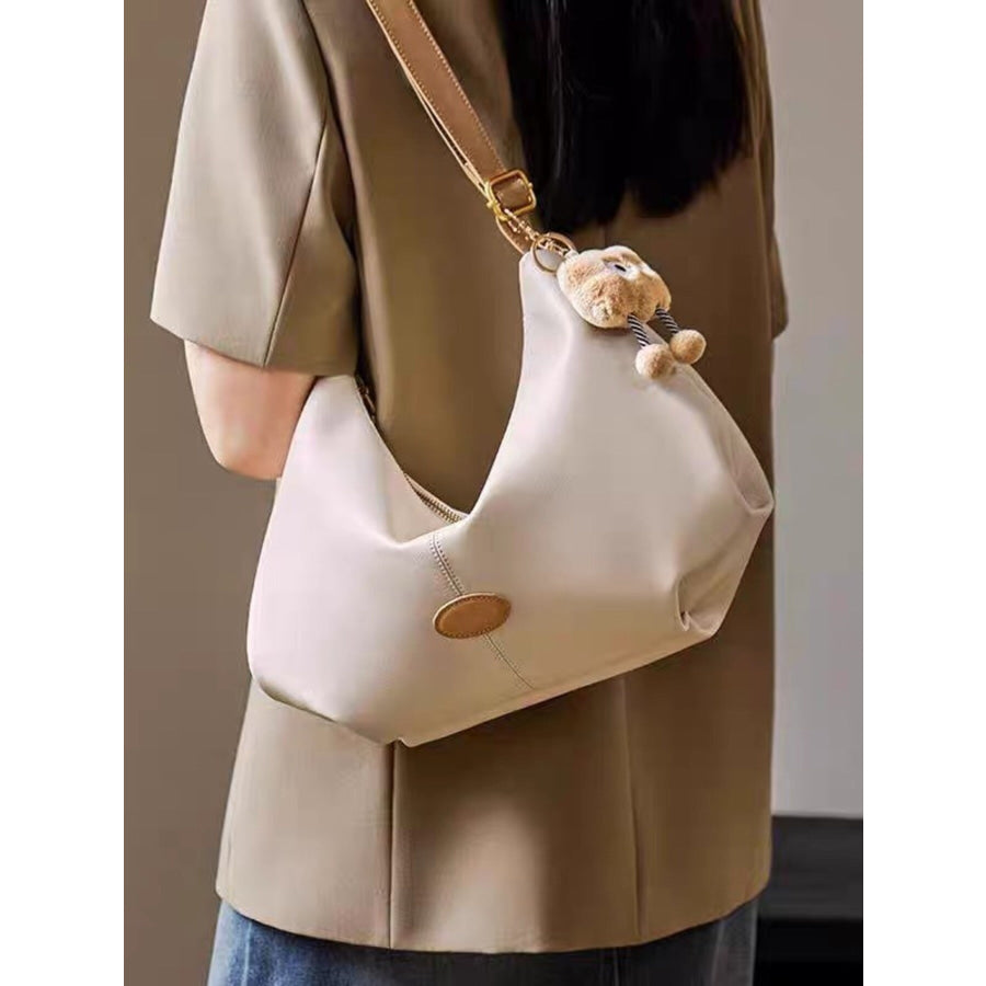 Adjustable Strap Crossbody Bag White / ONESIZE Apparel and Accessories
