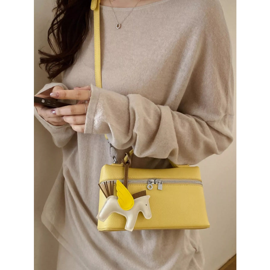 Adjustable Strap Crossbody Bag Yellow / One Size Apparel and Accessories