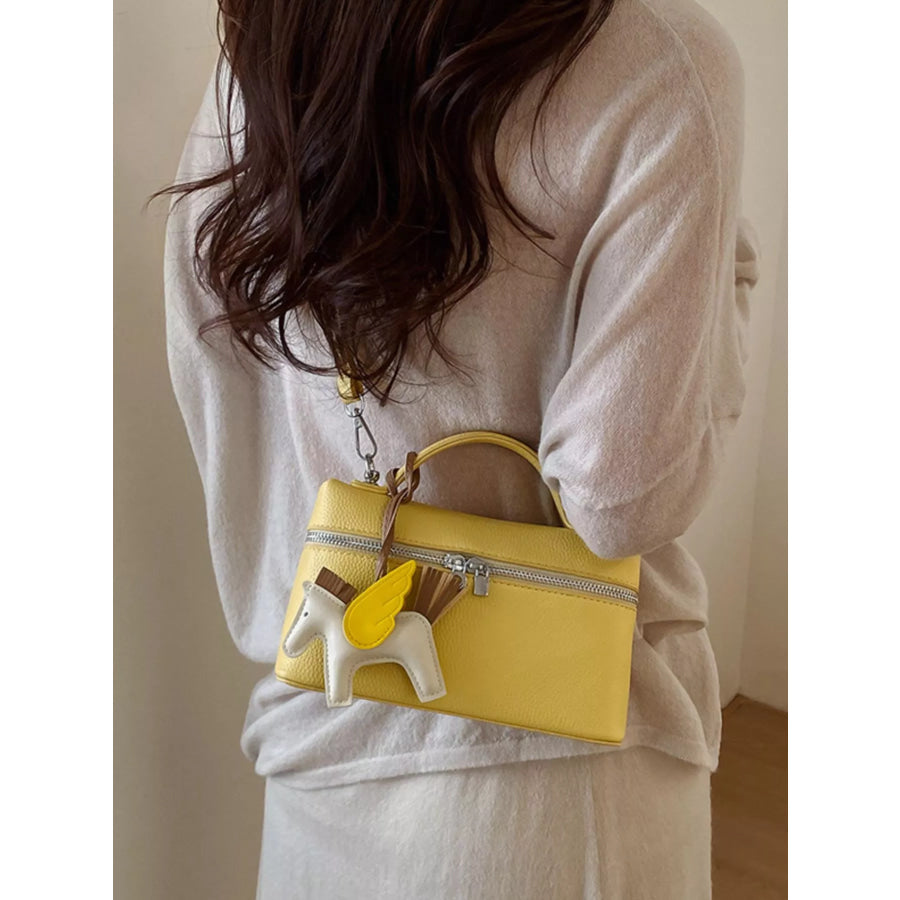 Adjustable Strap Crossbody Bag Yellow / One Size Apparel and Accessories