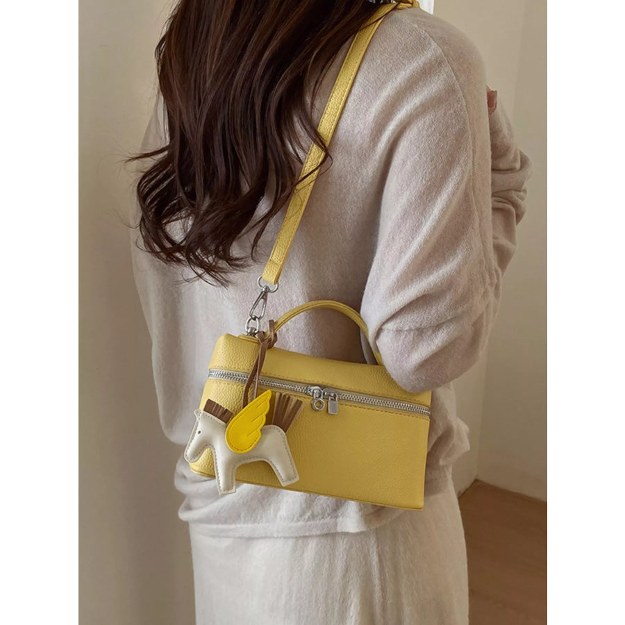 Adjustable Strap Crossbody Bag Yellow / One Size Apparel and Accessories