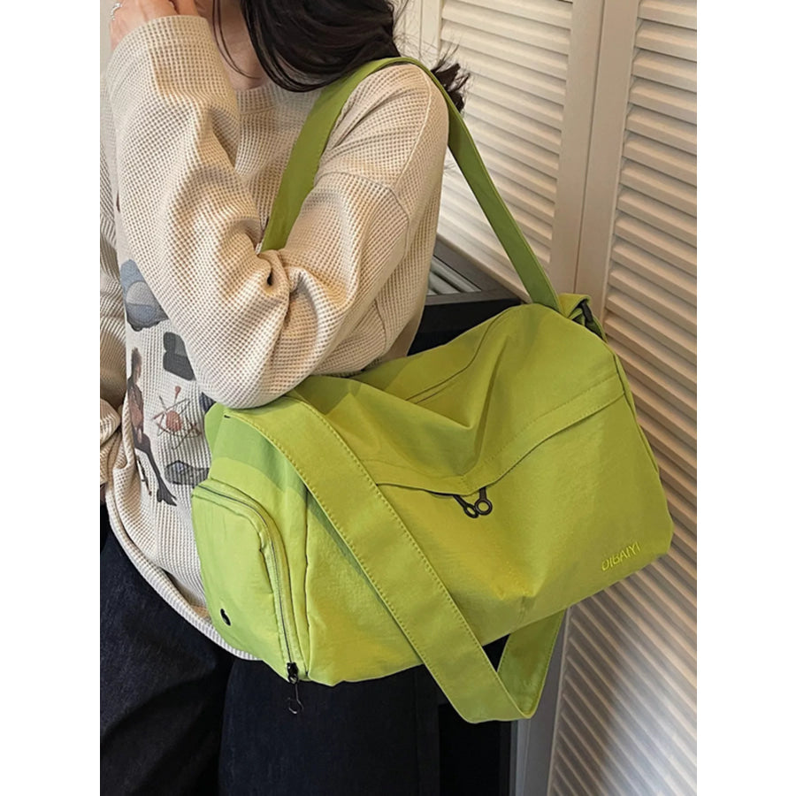 Adjustable Strap Duffle Bag Green / onesize Apparel and Accessories