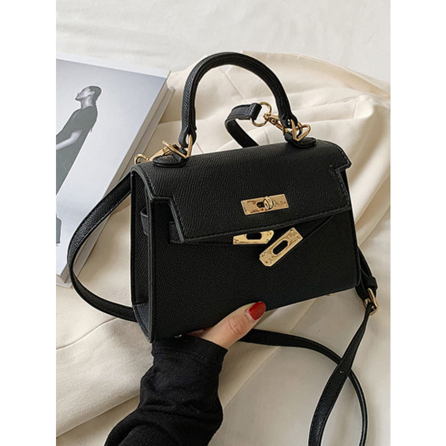 Adjustable Strap Flap Crossbody Bag Apparel and Accessories