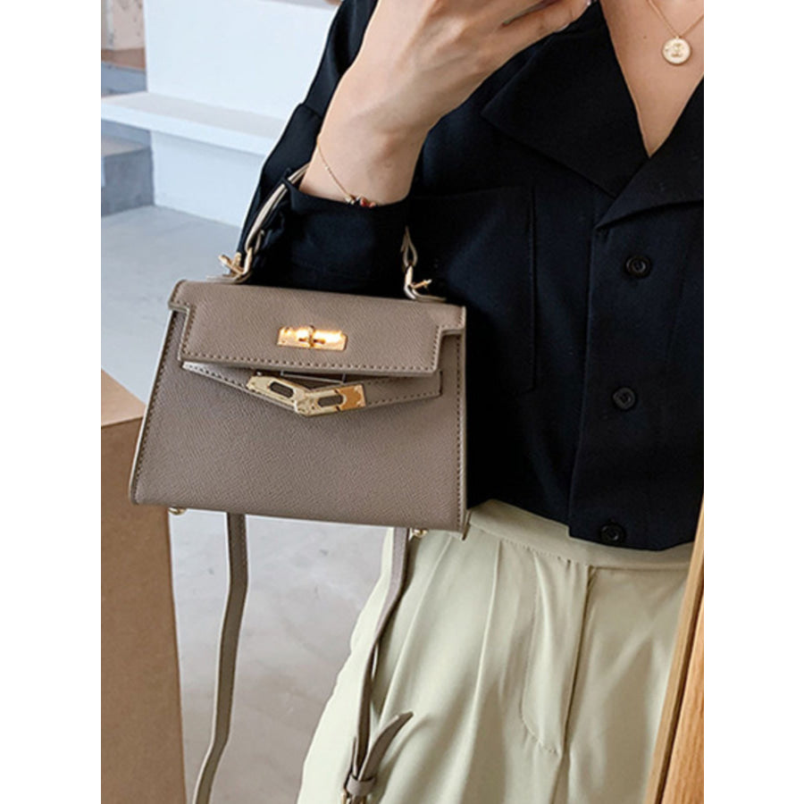 Adjustable Strap Flap Crossbody Bag Apparel and Accessories