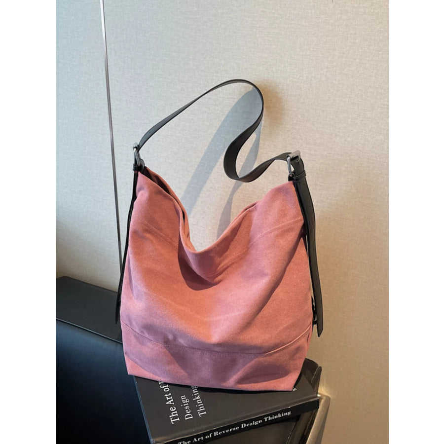 Adjustable Strap Handbag Pink / One Size Apparel and Accessories