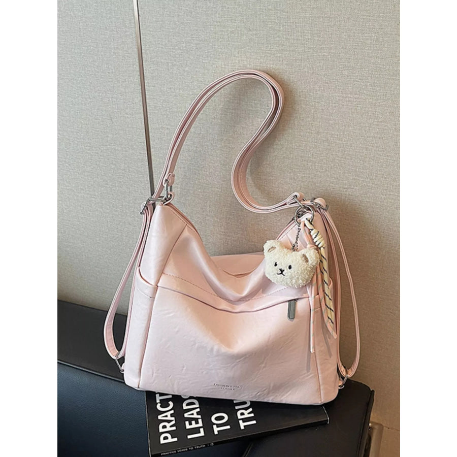 Adjustable Strap Leather Shoulder Bag Apparel and Accessories