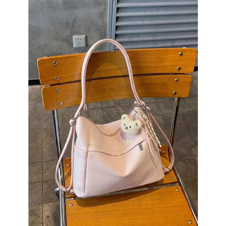 Adjustable Strap Leather Shoulder Bag Apparel and Accessories