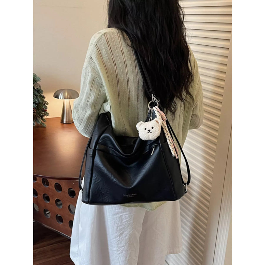 Adjustable Strap Leather Shoulder Bag Apparel and Accessories