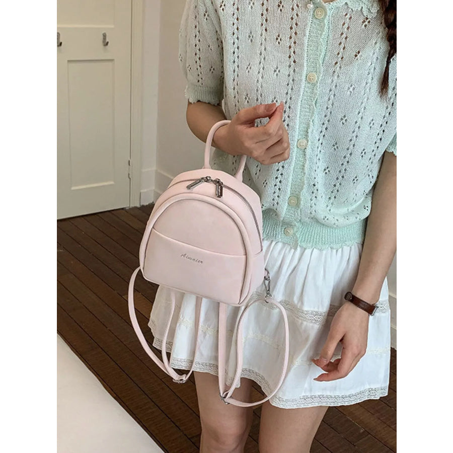 Adjustable Strap Mini Backpack Bag Apparel and Accessories