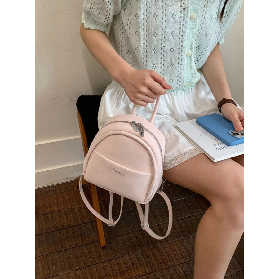 Adjustable Strap Mini Backpack Bag Apparel and Accessories
