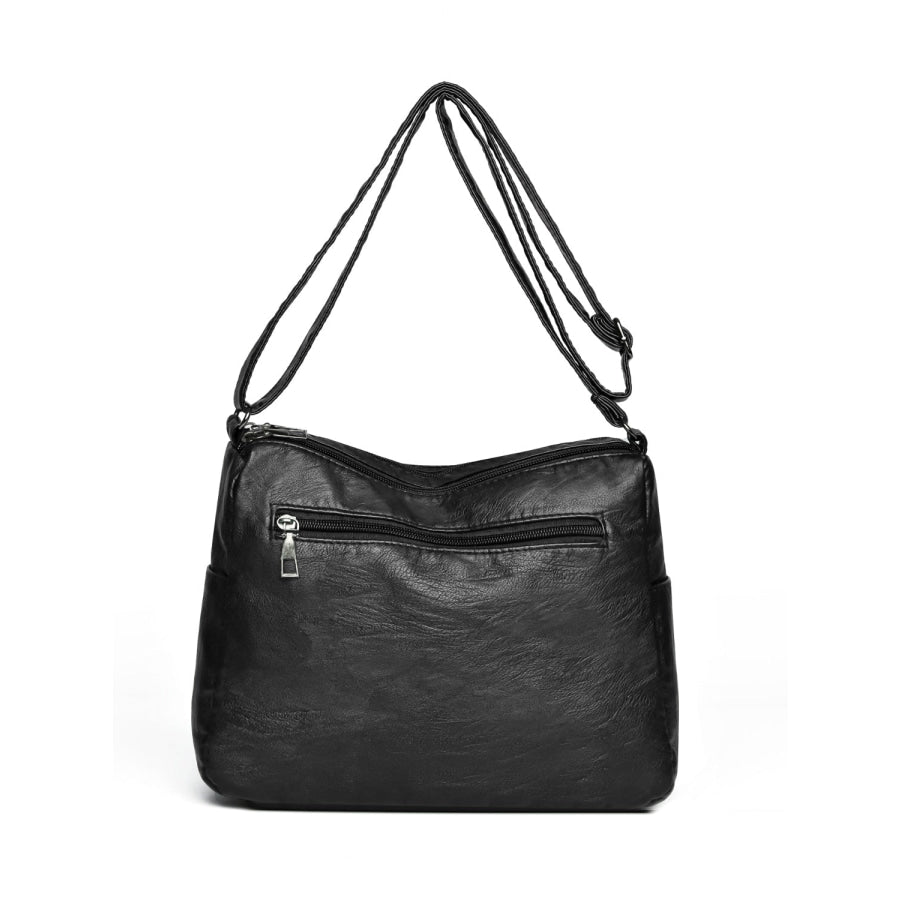 Adjustable Strap PU Leather Shoulder Bag Apparel and Accessories