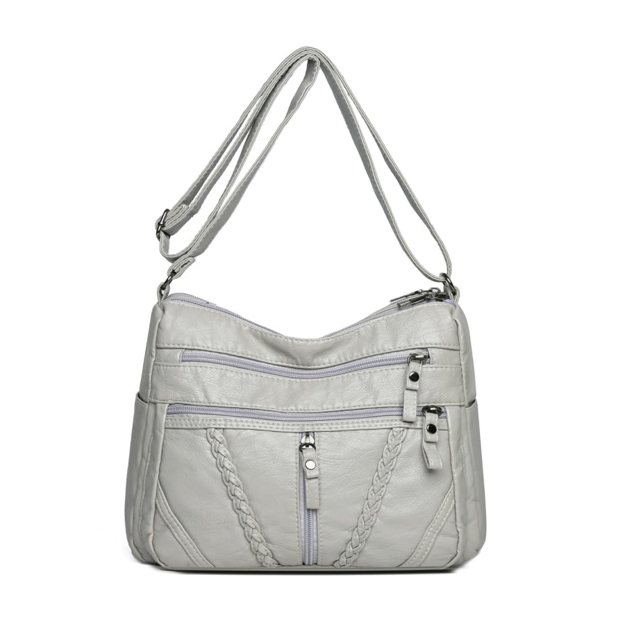 Adjustable Strap PU Leather Shoulder Bag Apparel and Accessories