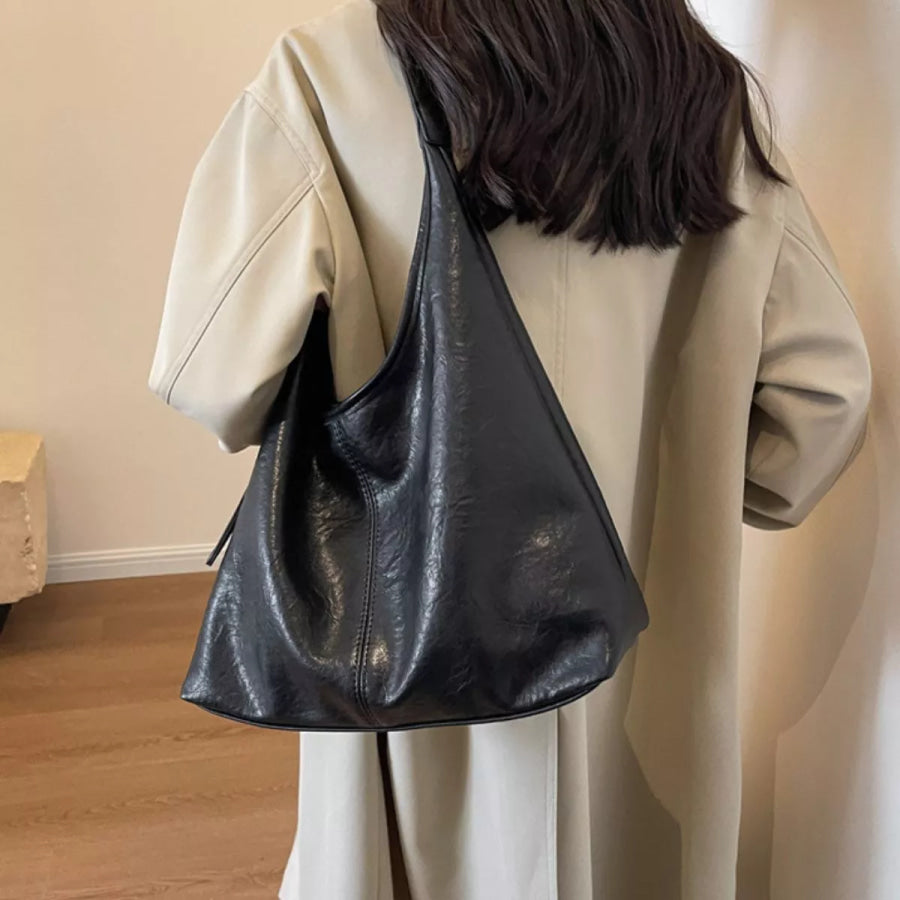 Adjustable Strap Shoulder Bag Black / onesize Apparel and Accessories