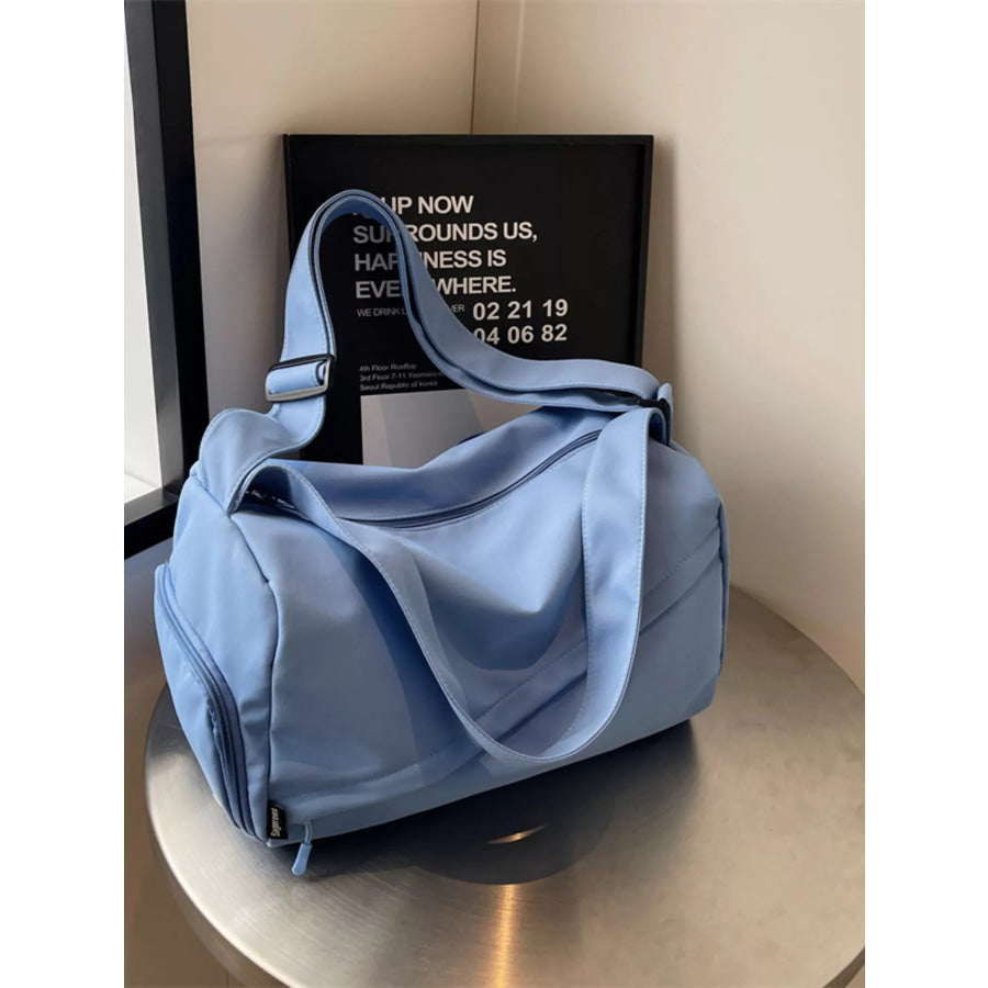 Adjustable Strap Solid Color Travel Bag Apparel and Accessories
