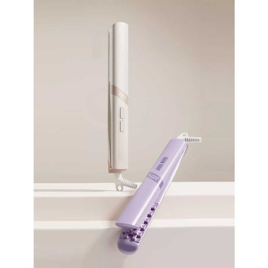 Adjustable Temperature Curling Iron Beige / European plug Apparel and Accessories