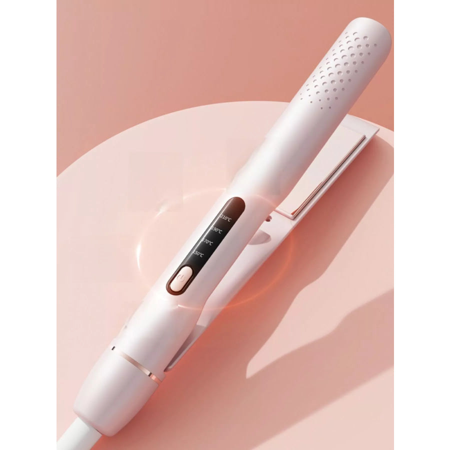 Adjustable Temperature Hair Straightener Blush Pink / European plug Apparel and Accessories