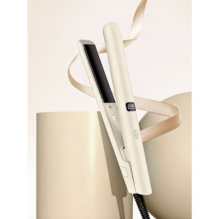 Adjustable Temperature Hair Straightener Beige / European plug Apparel and Accessories