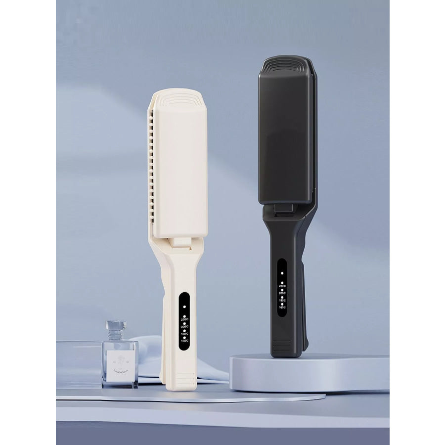 Adjustable Temperature Hair Straightener Black / European plug Apparel and Accessories