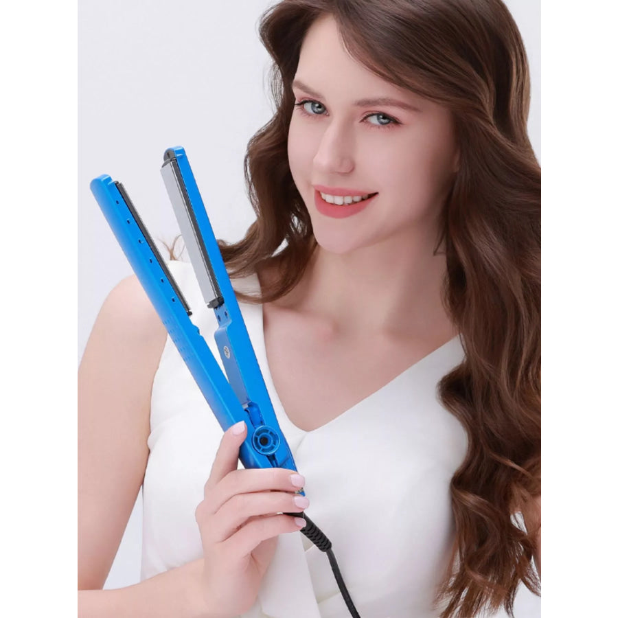 Adjustable Temperature Hair Straightener Blue / European plug Apparel and Accessories