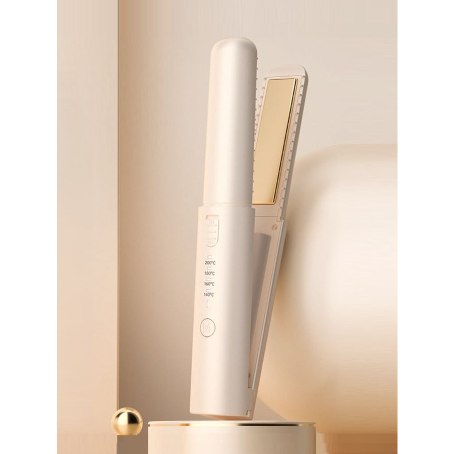 Adjustable Temperature Hair Straightener Off-white / ONESIZE Apparel and Accessories