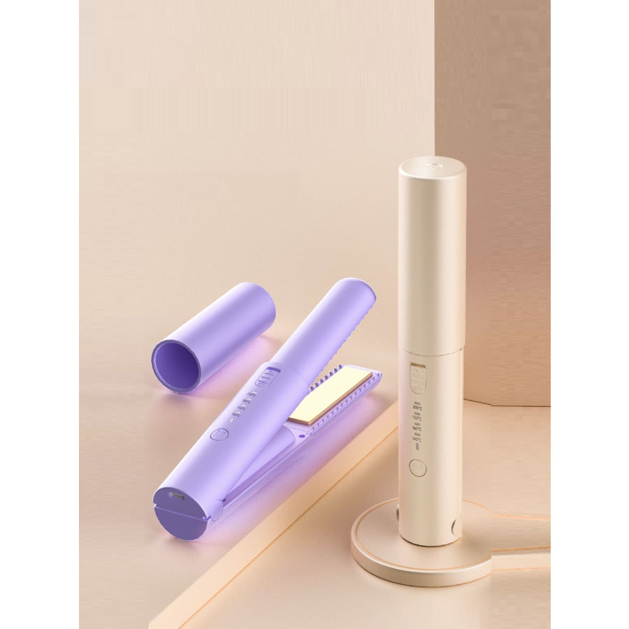Adjustable Temperature Hair Straightener Purple Blue / ONESIZE Apparel and Accessories