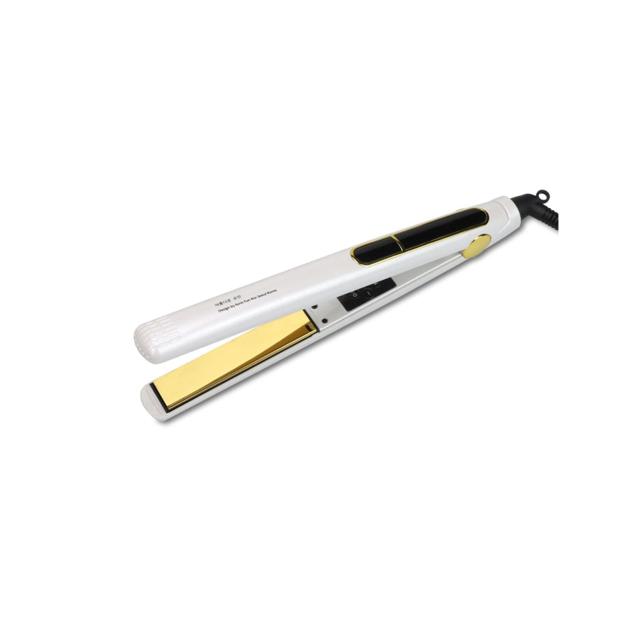 Adjustable Temperature Hair Straightener white narrow / North American plug Apparel and Accessories