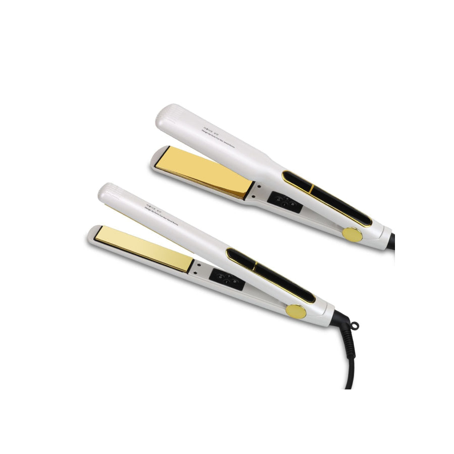 Adjustable Temperature Hair Straightener white wide / North American plug Apparel and Accessories