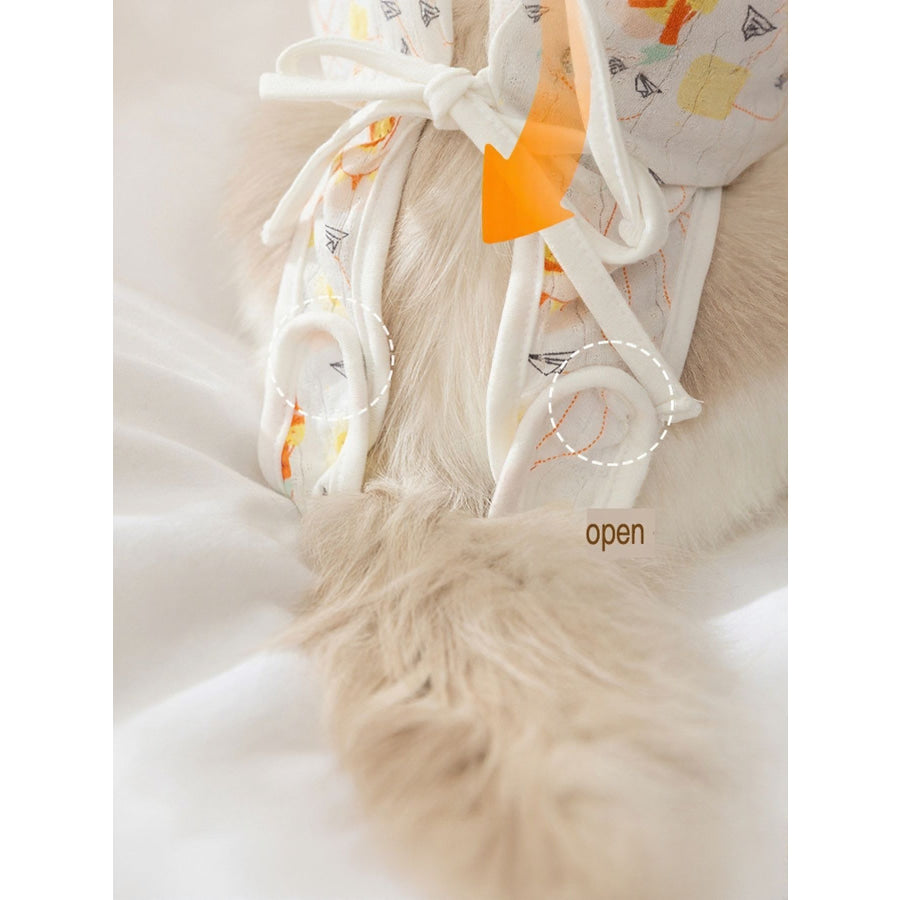 Adjustable Tie Pet Recovery Suit Apparel and Accessories
