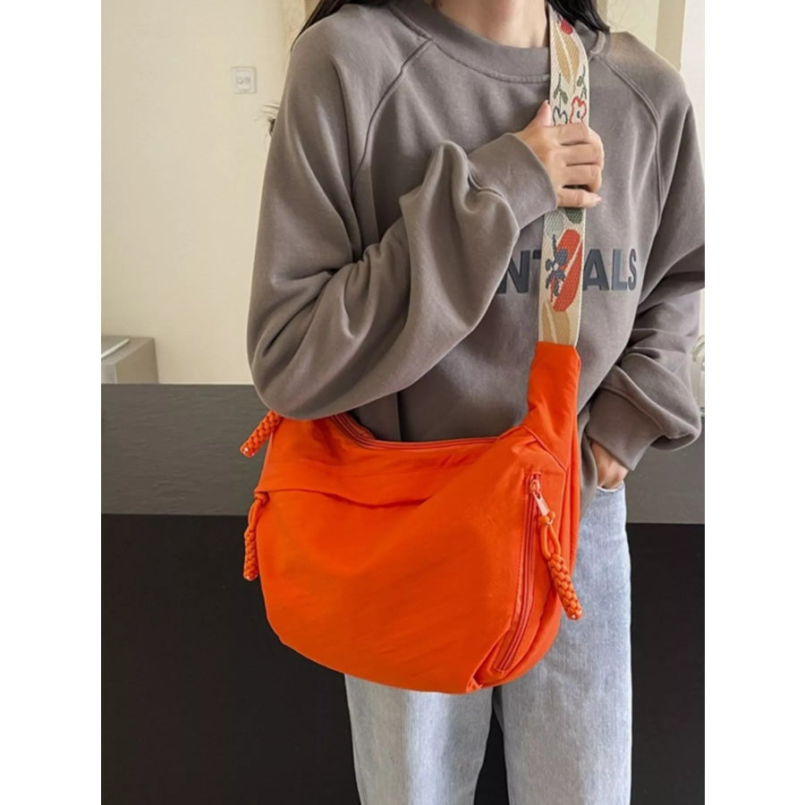 Adjustable Wide Strap Crossbody Bag Apparel and Accessories