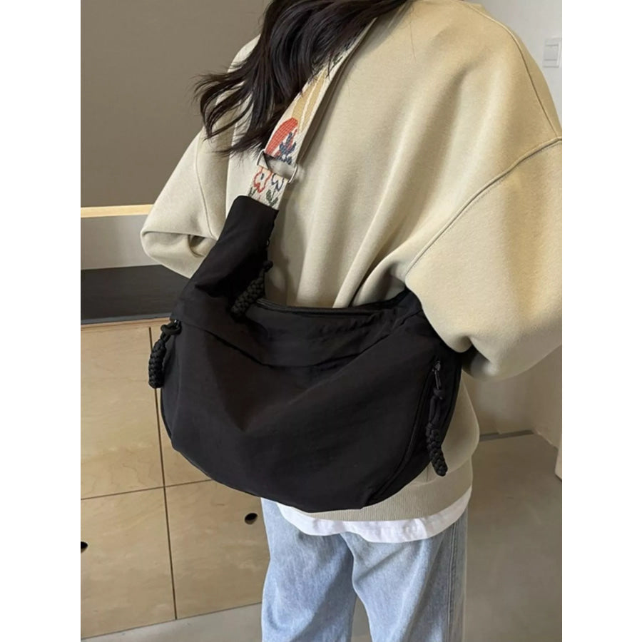 Adjustable Wide Strap Crossbody Bag Apparel and Accessories