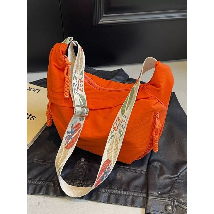 Adjustable Wide Strap Crossbody Bag Apparel and Accessories