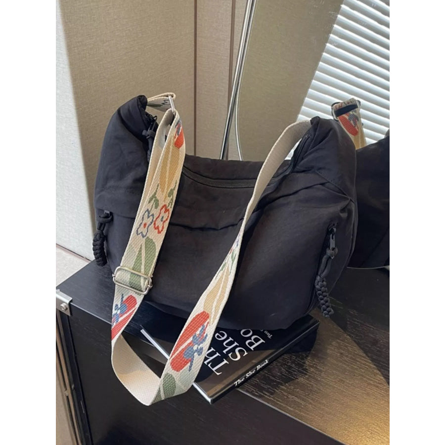 Adjustable Wide Strap Crossbody Bag Apparel and Accessories