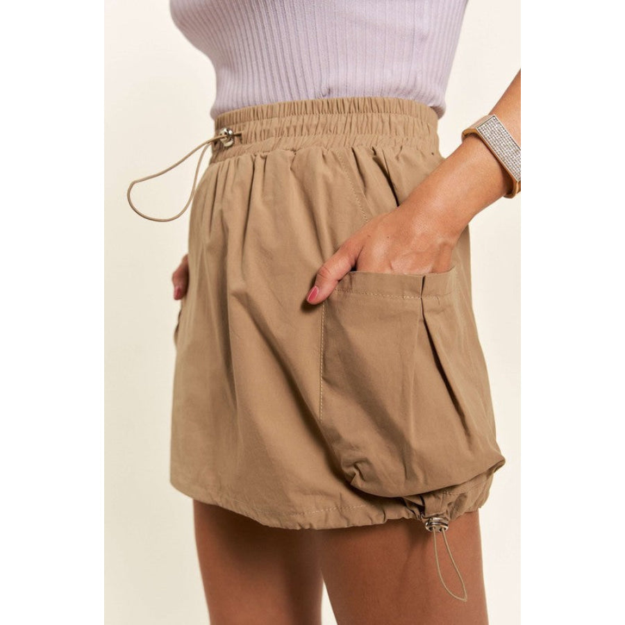 ADORA Drawstring Skort with Pockets Apparel and Accessories