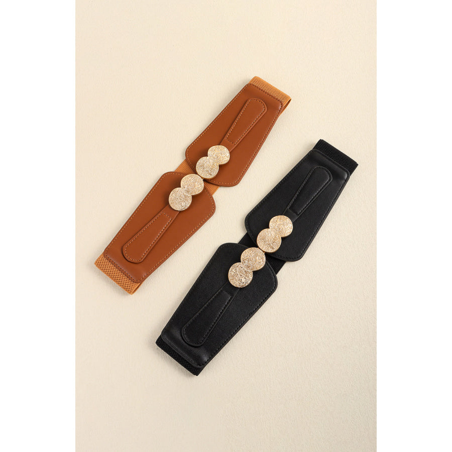 Alloy Buckle Elastic Belt