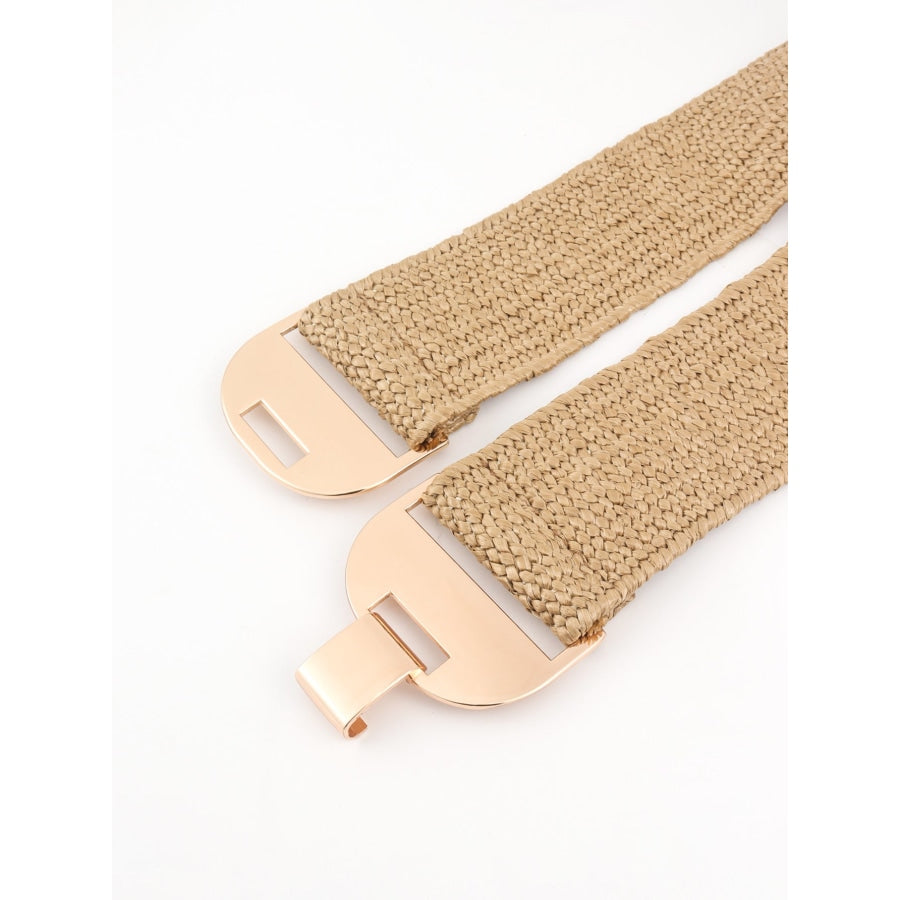 Alloy Buckle Elastic Belt