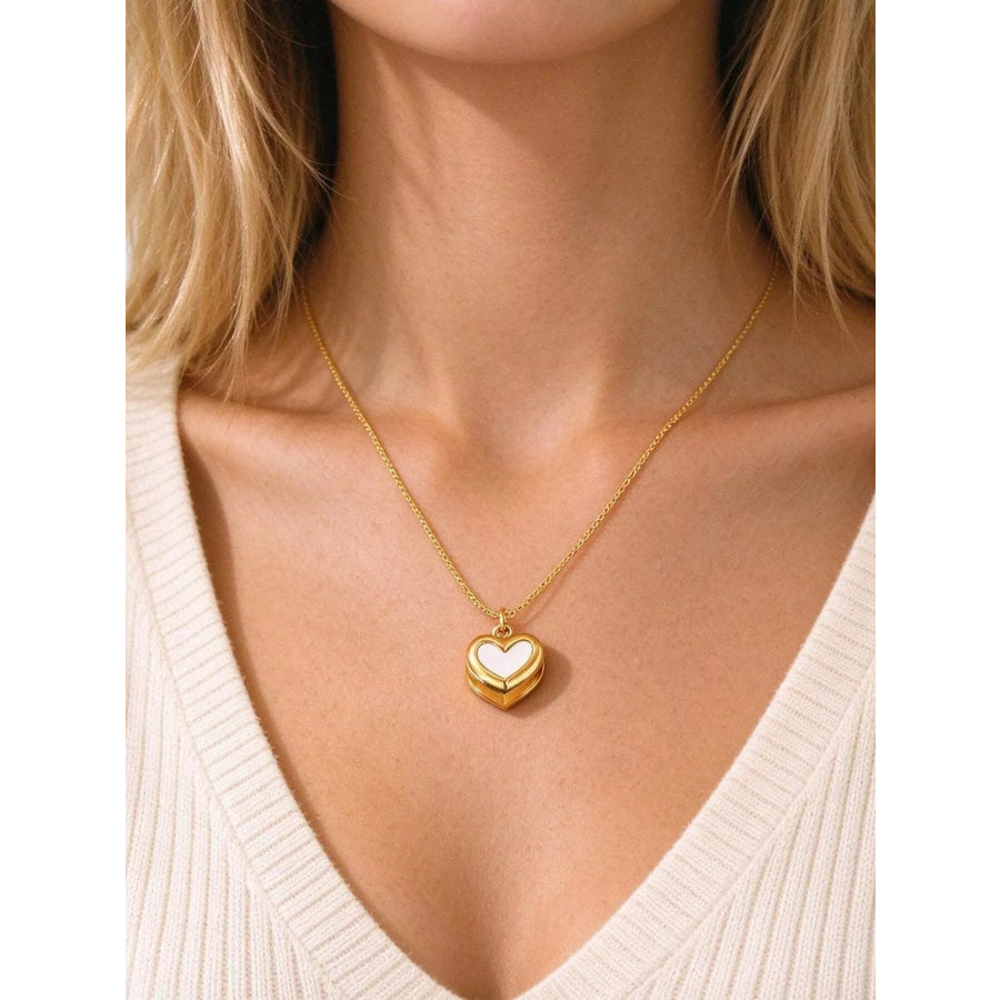 Alloy Chain Pendant Necklace Style A / onesize Apparel and Accessories