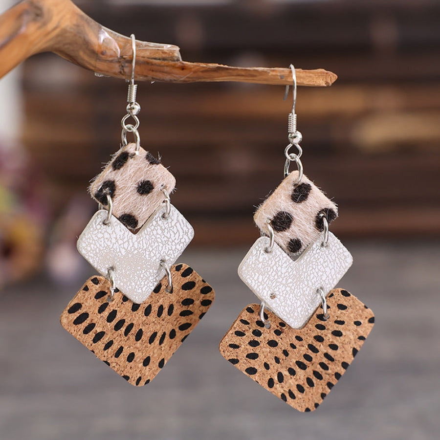 Alloy Drop Earrings Sand / One Size