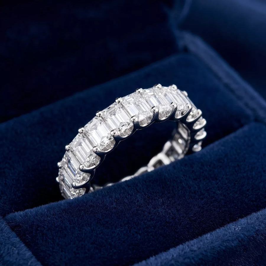 Alloy Geometric Zircon Ring Silver / onesize Apparel and Accessories