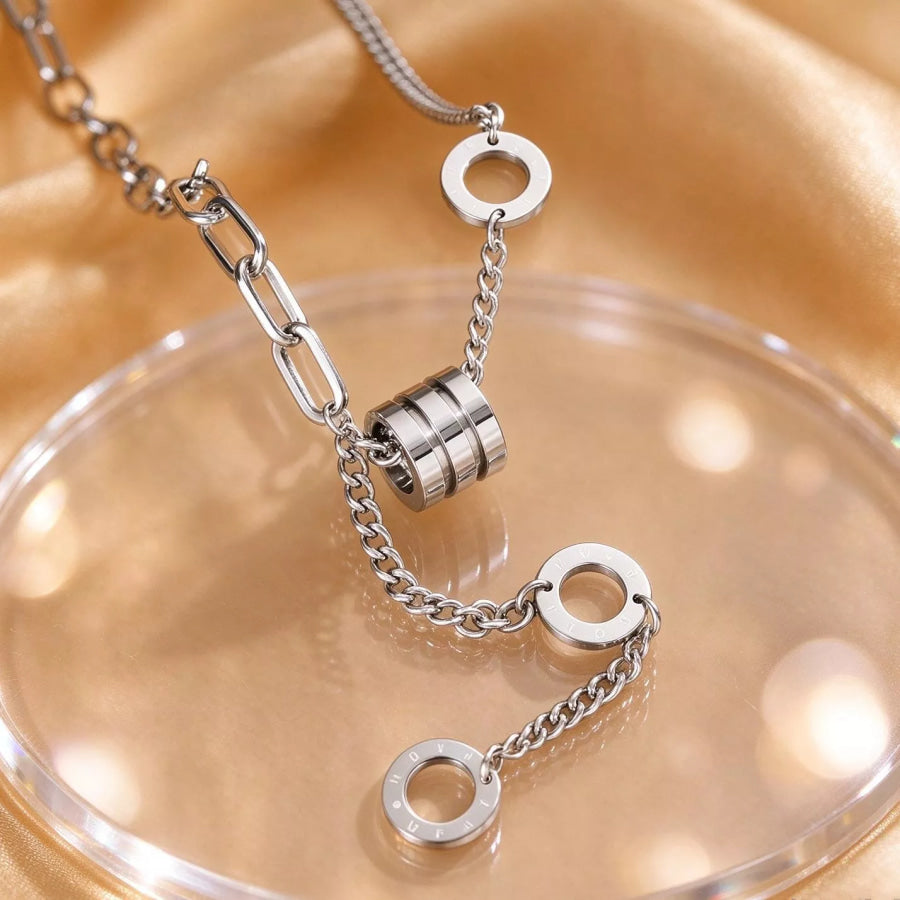 Alloy Pendant Necklace Style F / onesize Apparel and Accessories