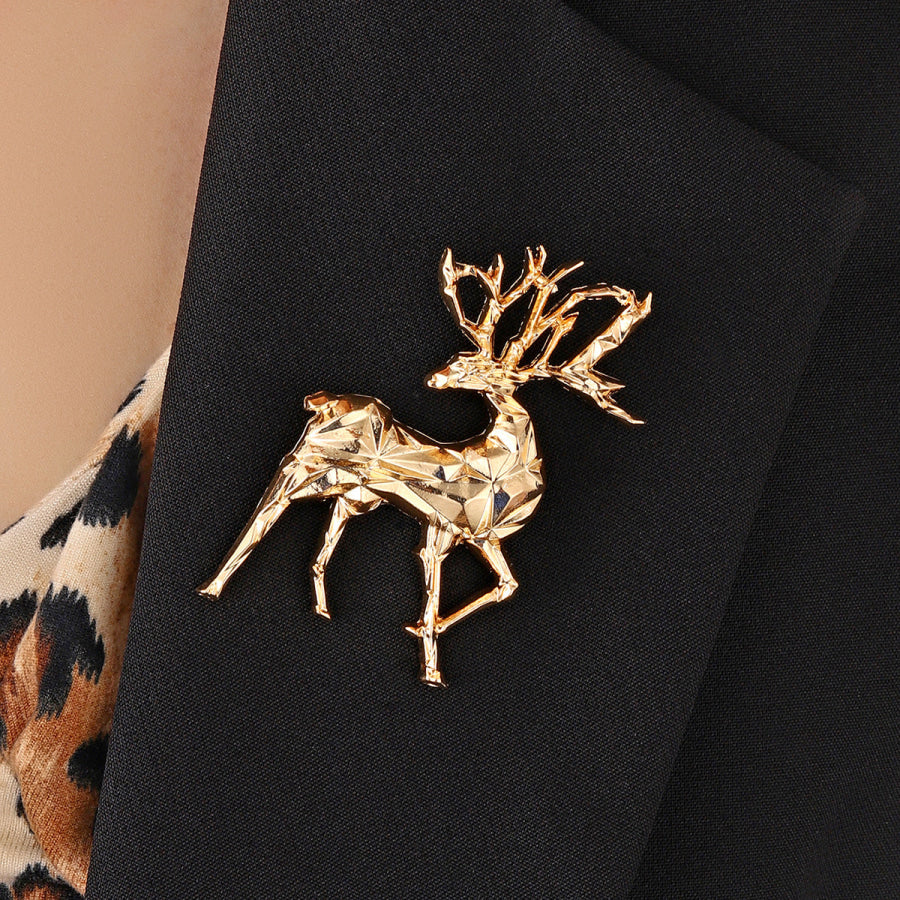 Alloy Reindeer Brooch Apparel and Accessories