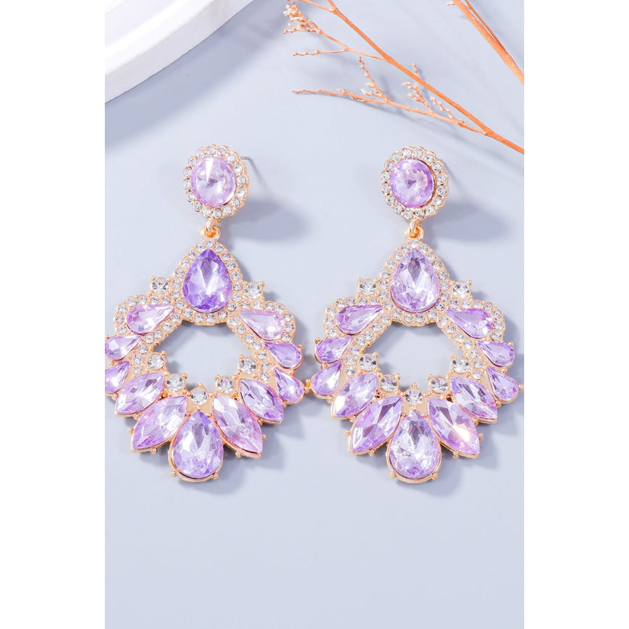 Alloy Rhinestone Dangle Earrings Apparel and Accessories