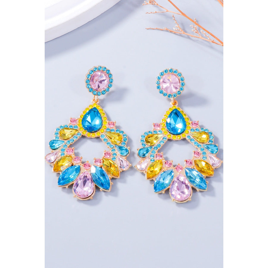 Alloy Rhinestone Dangle Earrings Apparel and Accessories