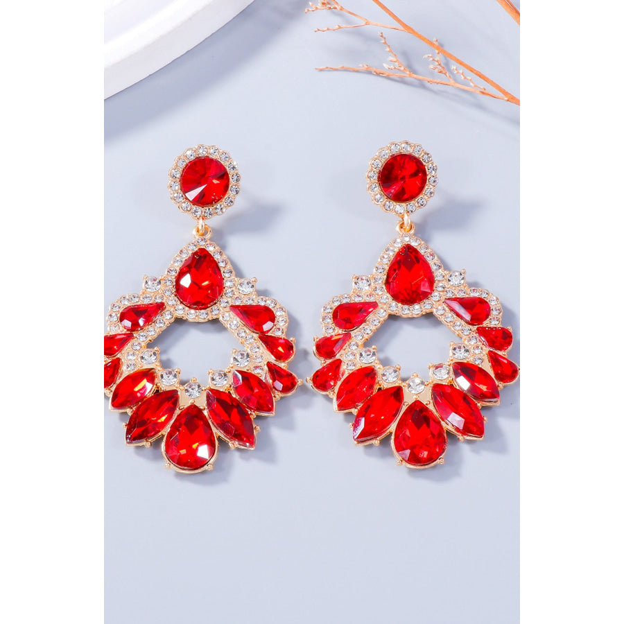 Alloy Rhinestone Dangle Earrings Apparel and Accessories