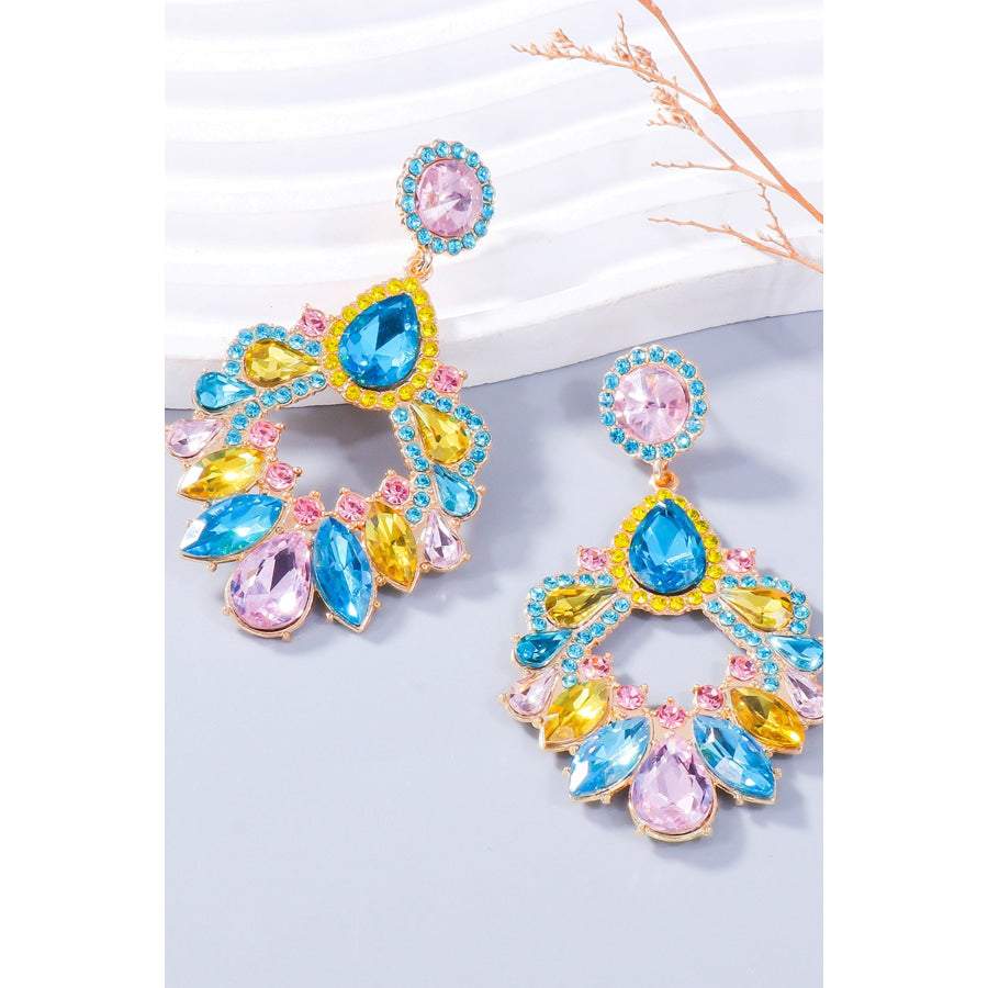 Alloy Rhinestone Dangle Earrings Apparel and Accessories